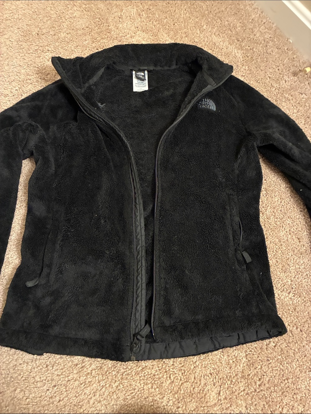 The North Face Black Teddy Fleece Jacket - Women's